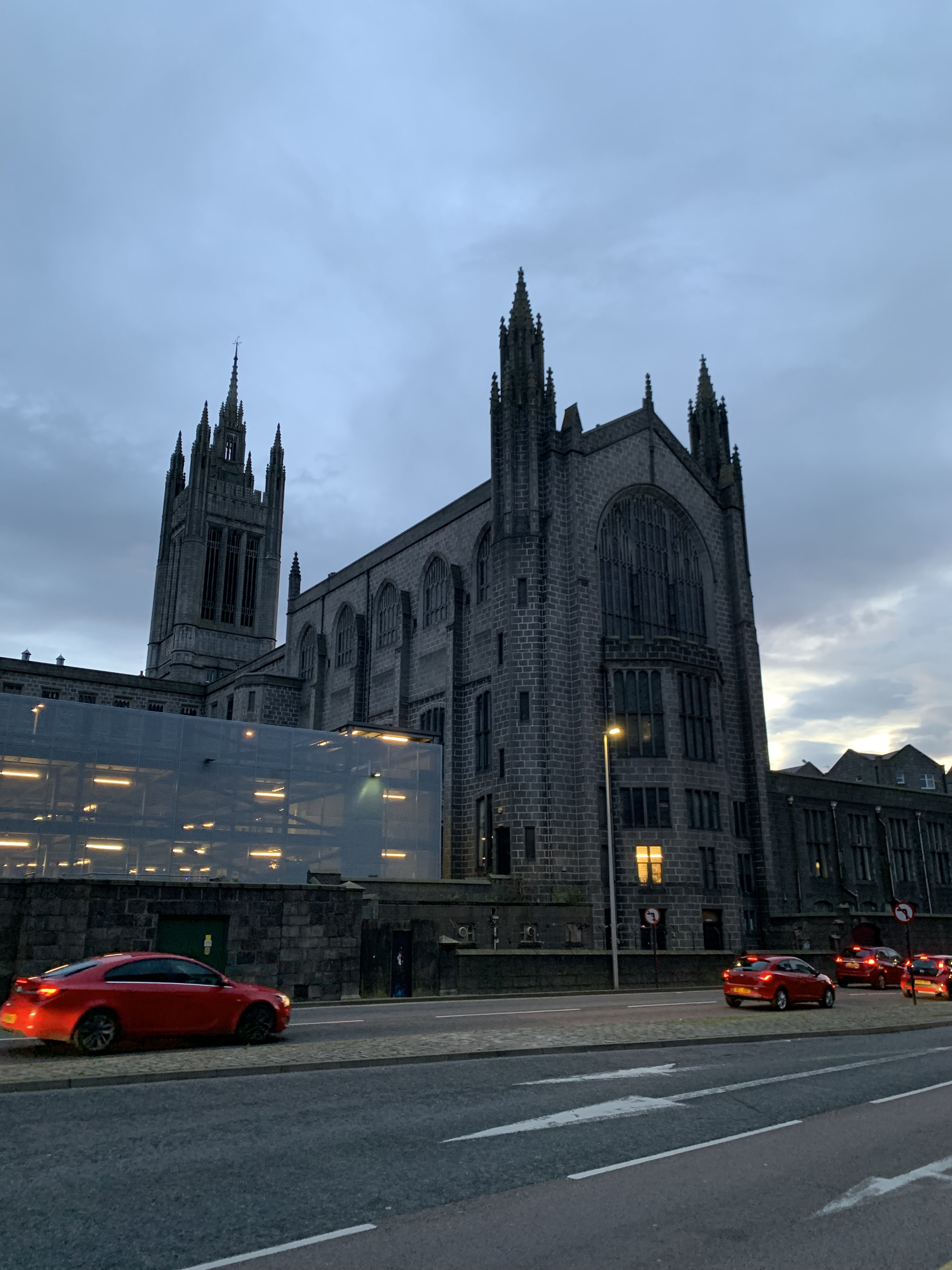 Red cars in Scotland